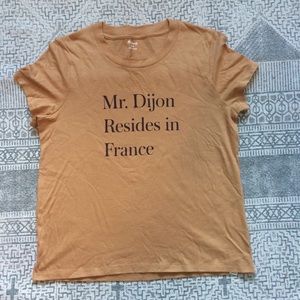 Brand New Madewell Mustard Tee